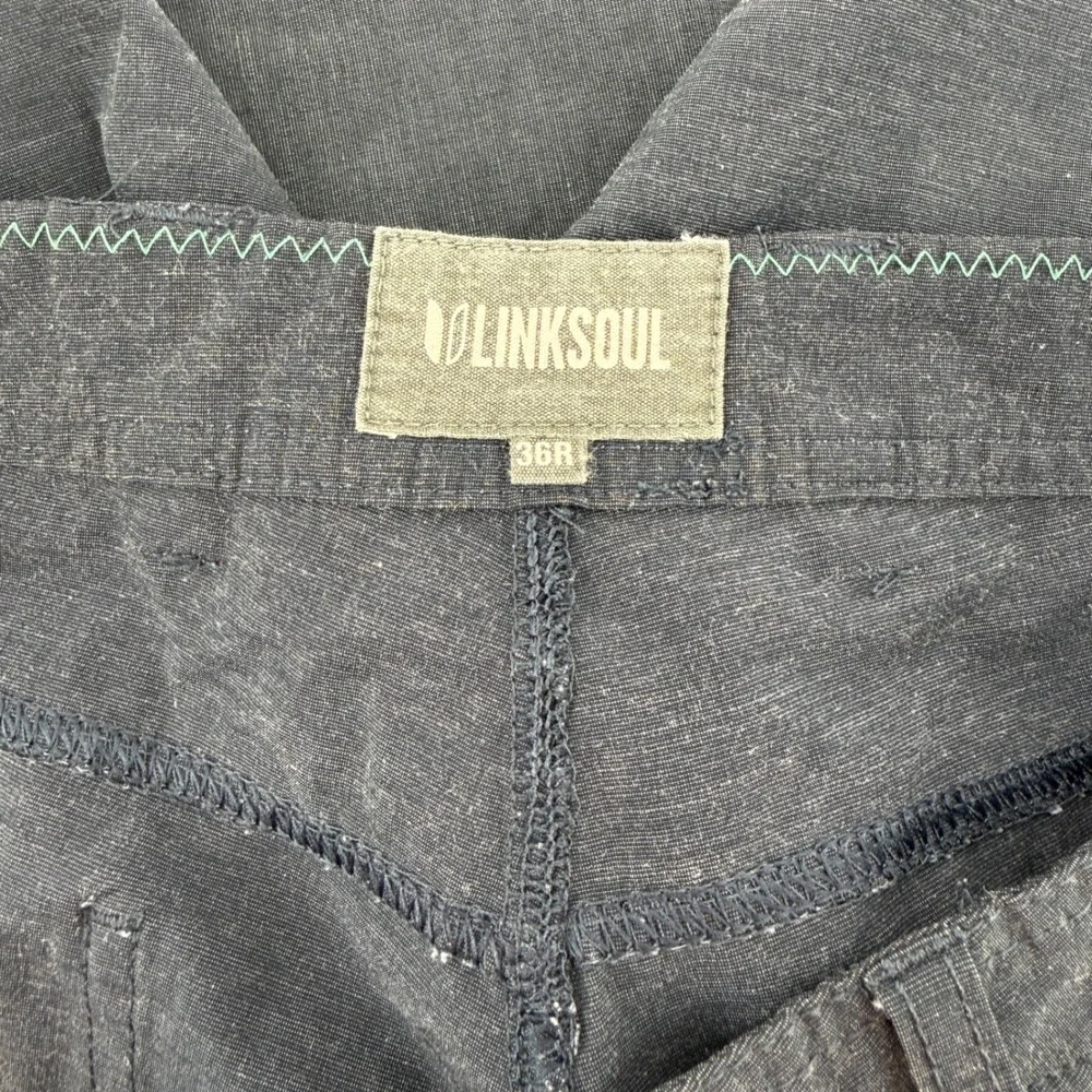 Linksoul Boardwalker Mens 36R Charcoal Grey Golf Performance Pants 36 x 30 - Picture 2 of 9